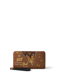 Serene Psalm 46:10 Leather Wallet