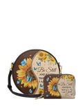 Presence Psalm 46:10 Circle Crossbody Bag