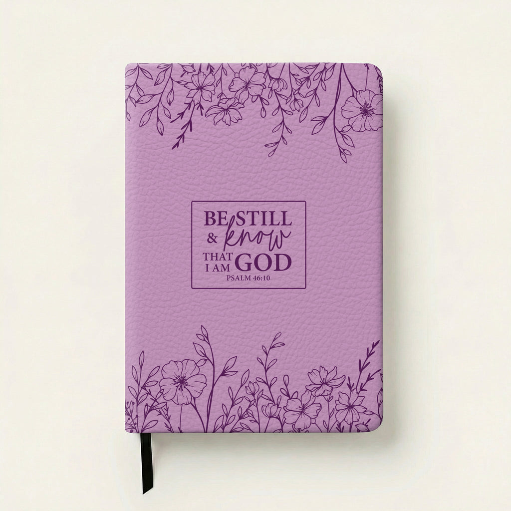 Still Psalm 46:10 Leather Prayer Journal