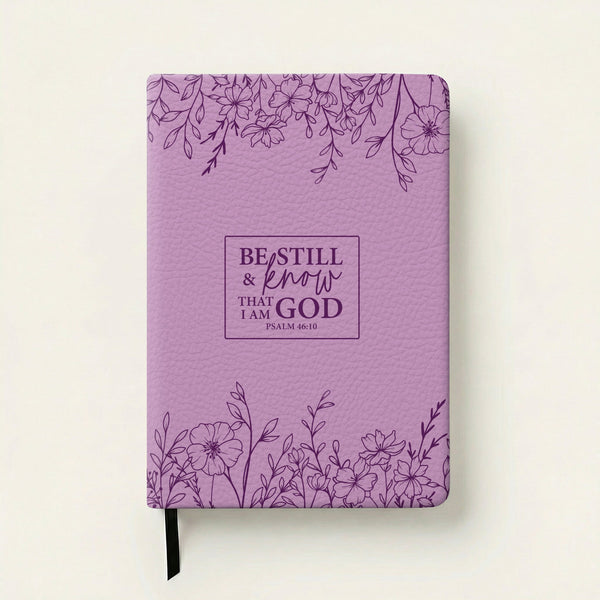 Still Psalm 46:10 Leather Prayer Journal