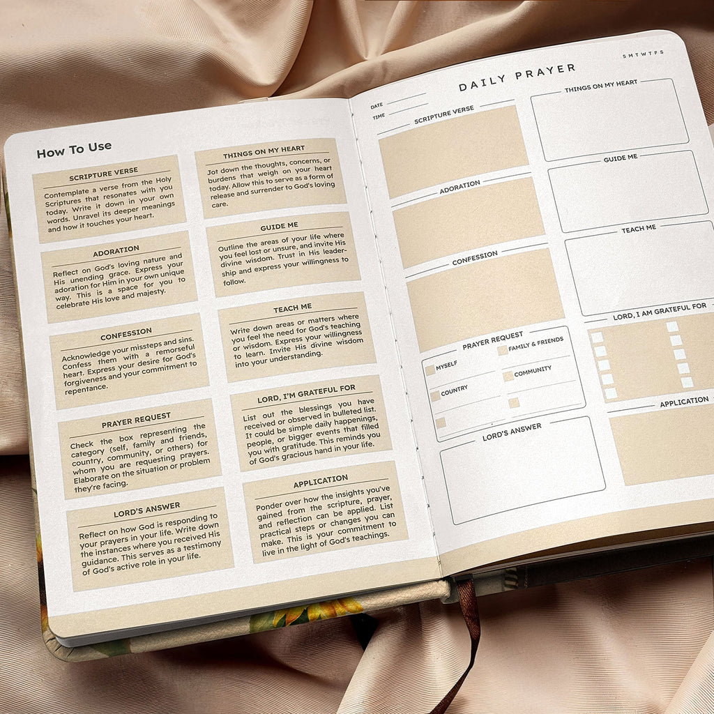 Bold Joshua 1:9 Leather Prayer Journal