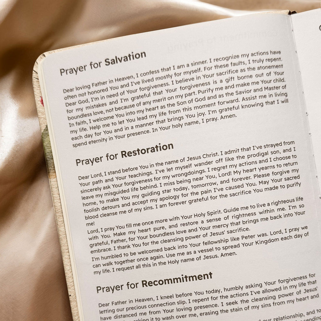 Bold Joshua 1:9 Leather Prayer Journal