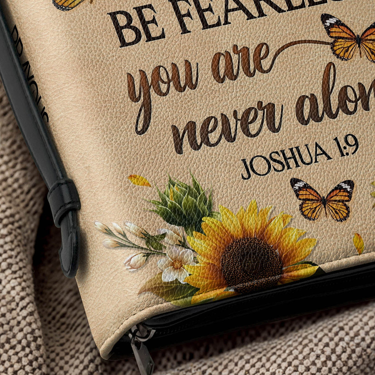 Joshua 1:9 Bold Verse Bible Cover Case