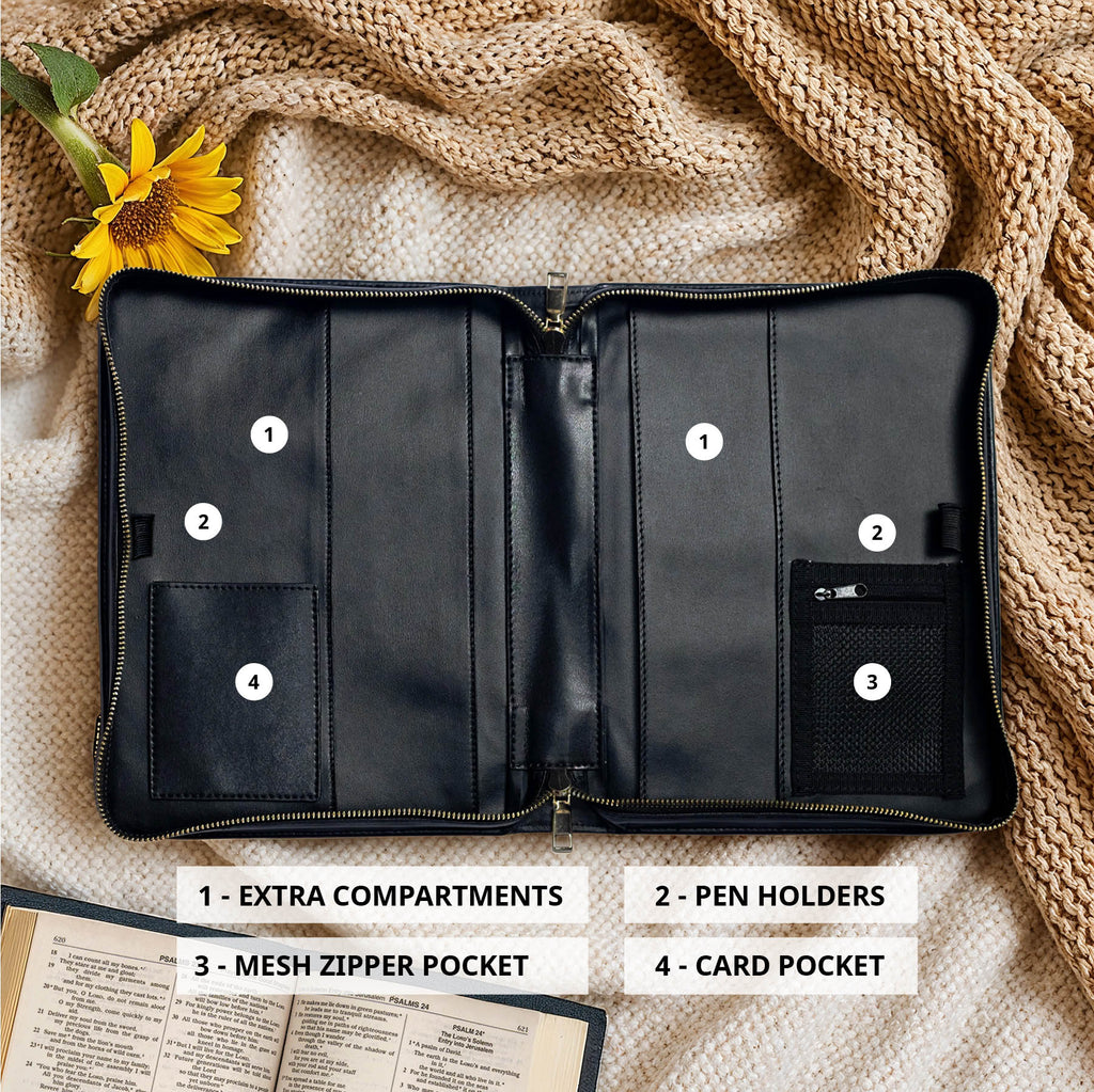 Joshua 1:9 Bold Verse Bible Cover Case