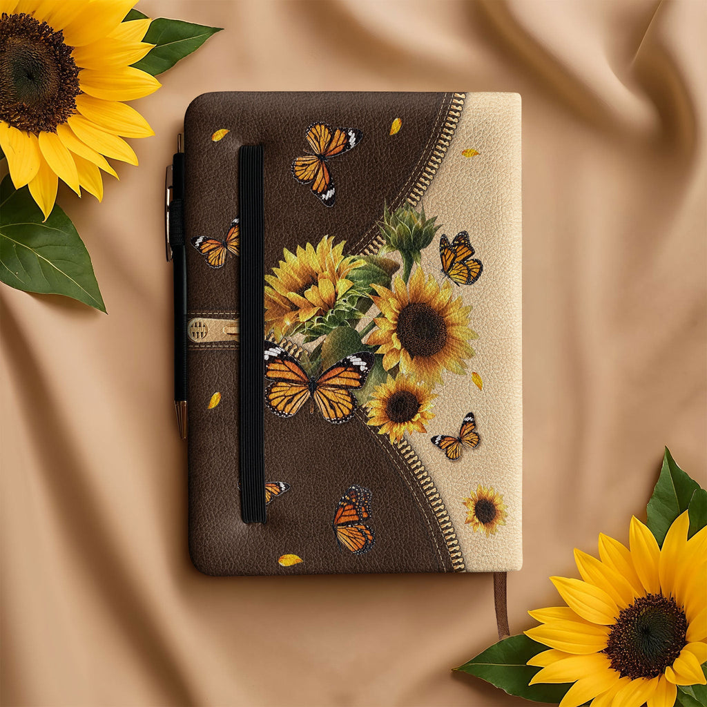 Bold Joshua 1:9 Leather Prayer Journal