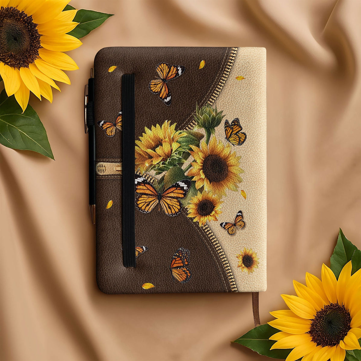 Bold Joshua 1:9 Leather Prayer Journal
