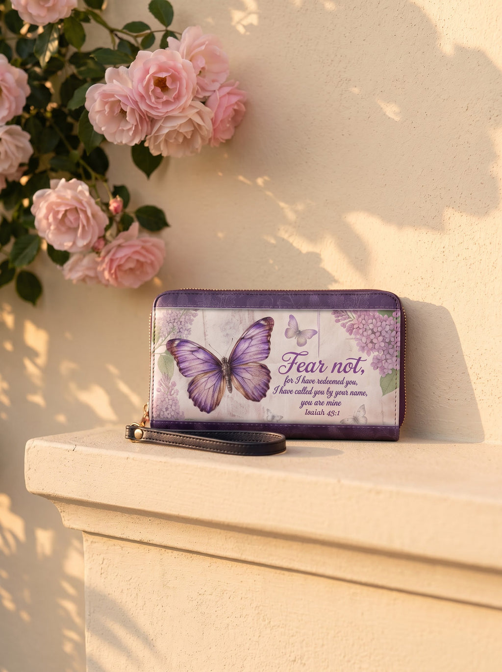 "Beloved" Isaiah 43:1 Deluxe Vegan Leather Wallet