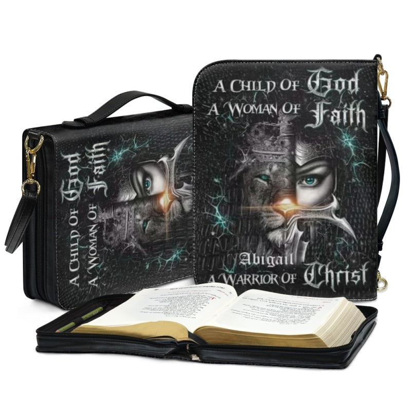 Personalized Warrior of Christ Bible Cover