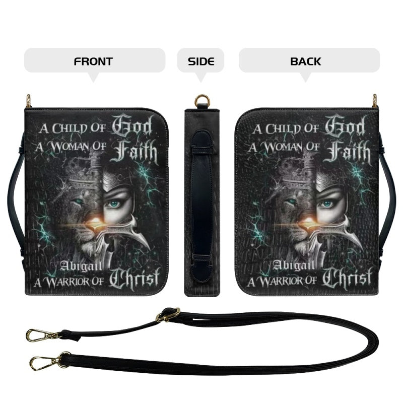 Personalized Warrior of Christ Bible Cover