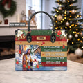 Believe Like Mary Trust Like Joseph Leather Bag