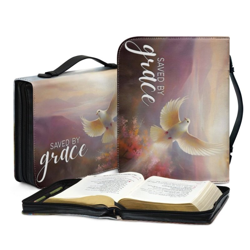 Personalized Rustic Dove Psalm Bible Cover
