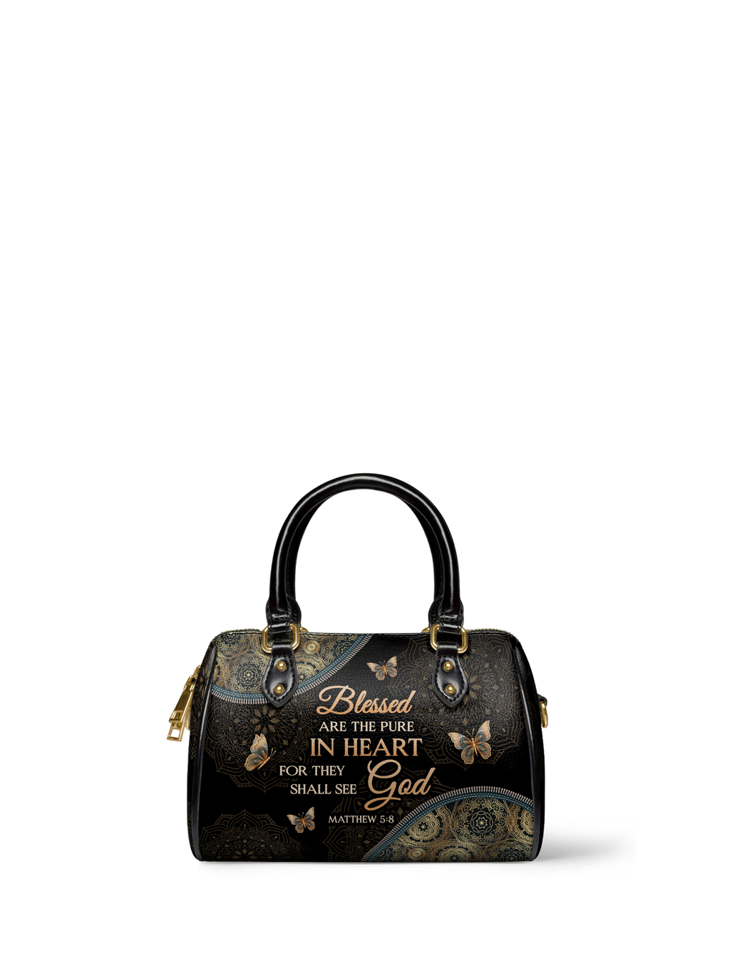 Matthew 5:8 Pure Scripture Mini Satchel