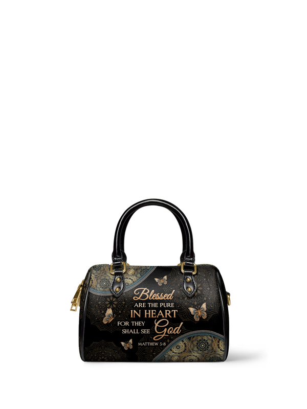 Matthew 5:8 Pure Scripture Mini Satchel