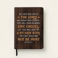 Isaiah 40:31 Wings Leather Prayer Journal