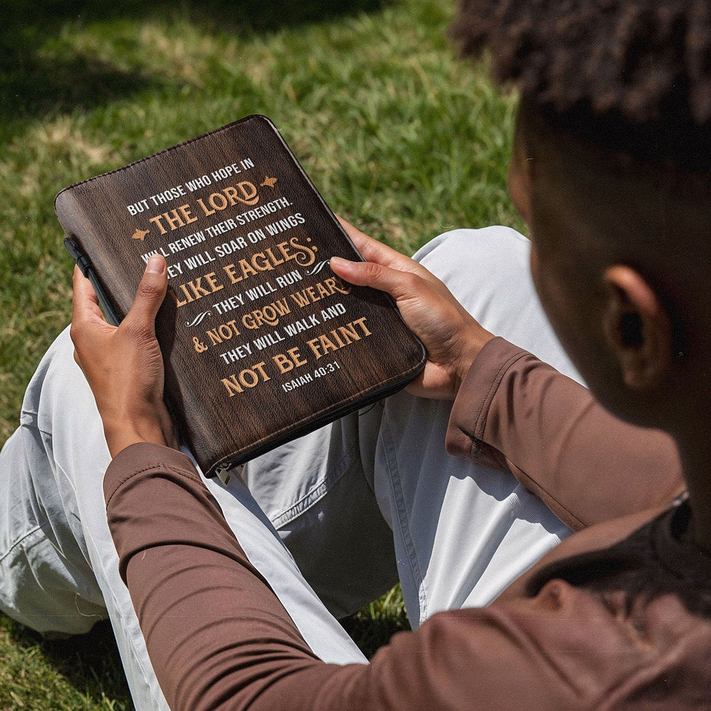 Isaiah 40:31 Wings Scripture Bible Cover