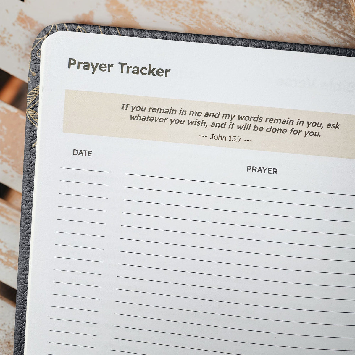 Healed Isaiah 53:5 Leather Prayer Journal