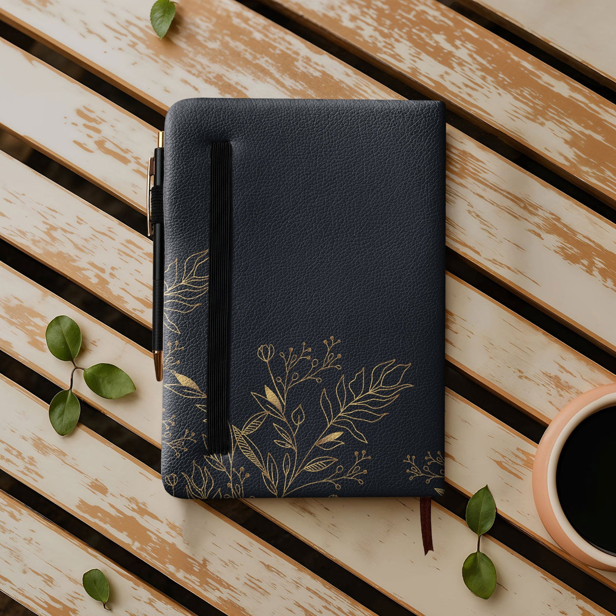 Healed Isaiah 53:5 Leather Prayer Journal