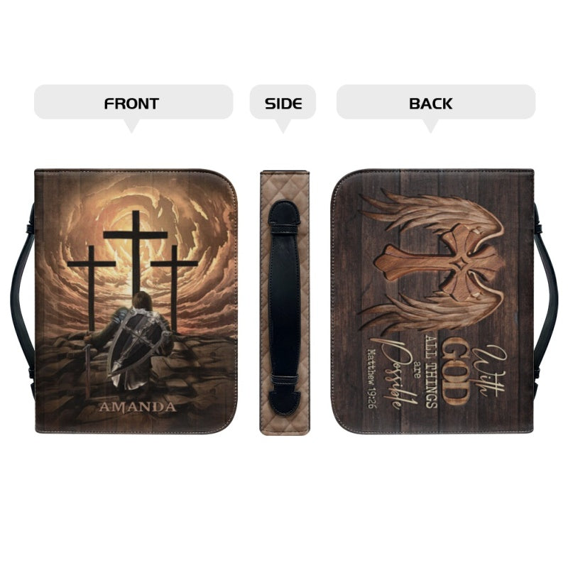With God All Things Are Possible Bible Cover