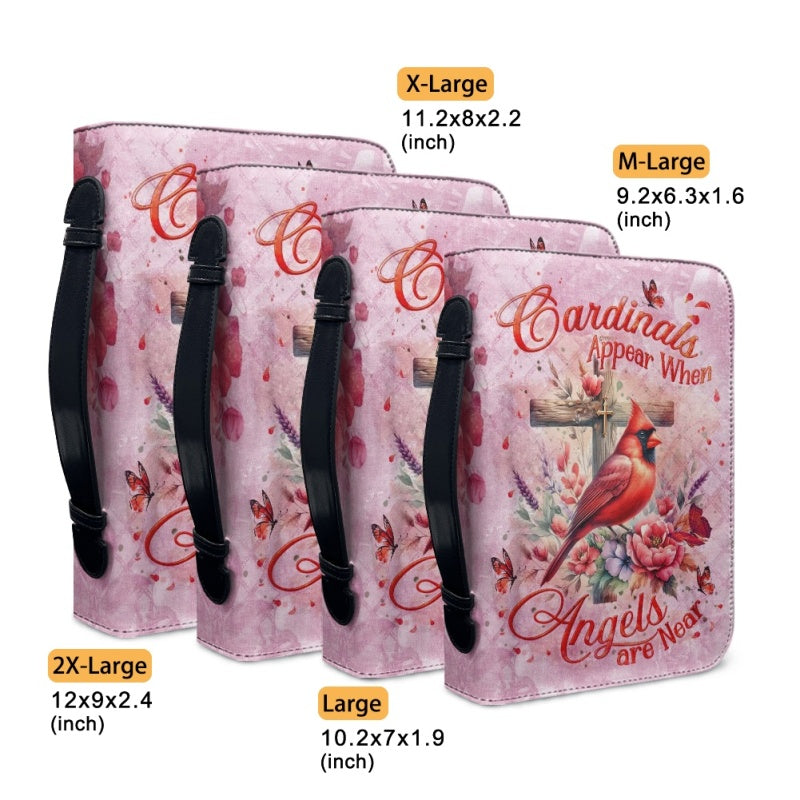 Personalized Cardinals & Angels Bible Cover