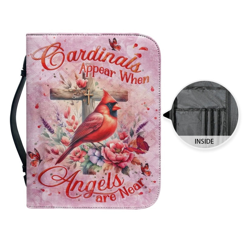 Personalized Cardinals & Angels Bible Cover