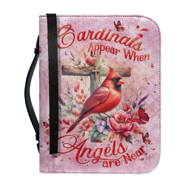 Personalized Cardinals & Angels Bible Cover