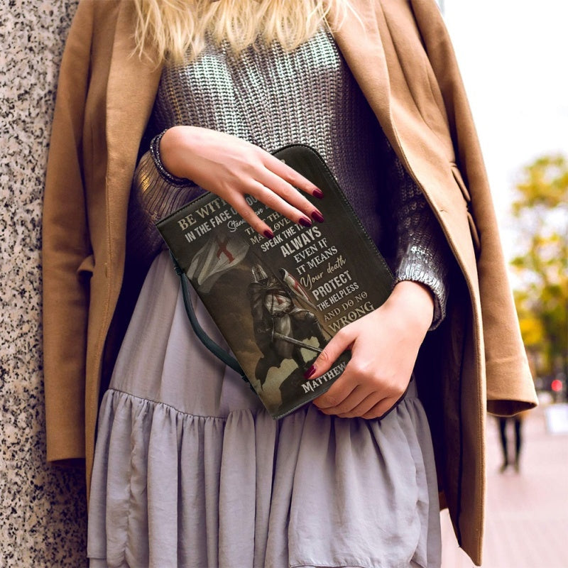 Personalized 'Be Without Fear' Bible Cover