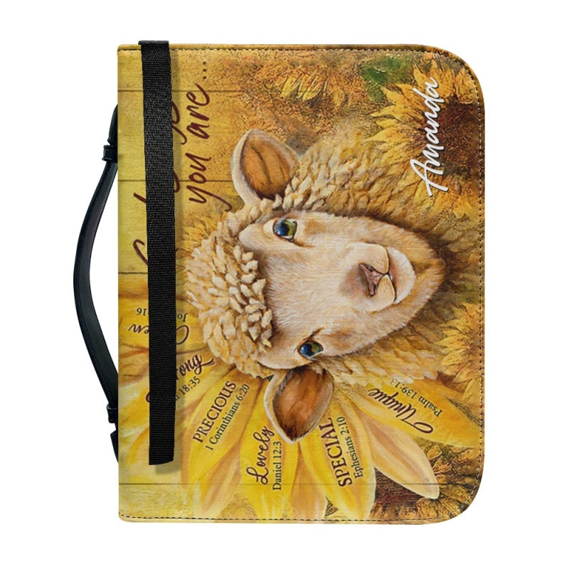 Personalized God Says You Are Sheep Bible Cover