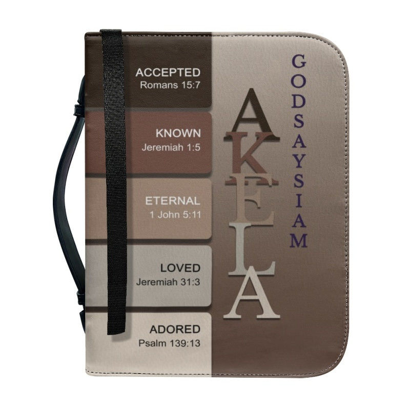Organic Earth Personalized Name Bible Cover