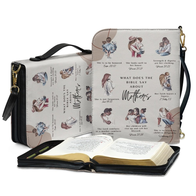 Personalized Scripture Guide Bible Cover for Mom