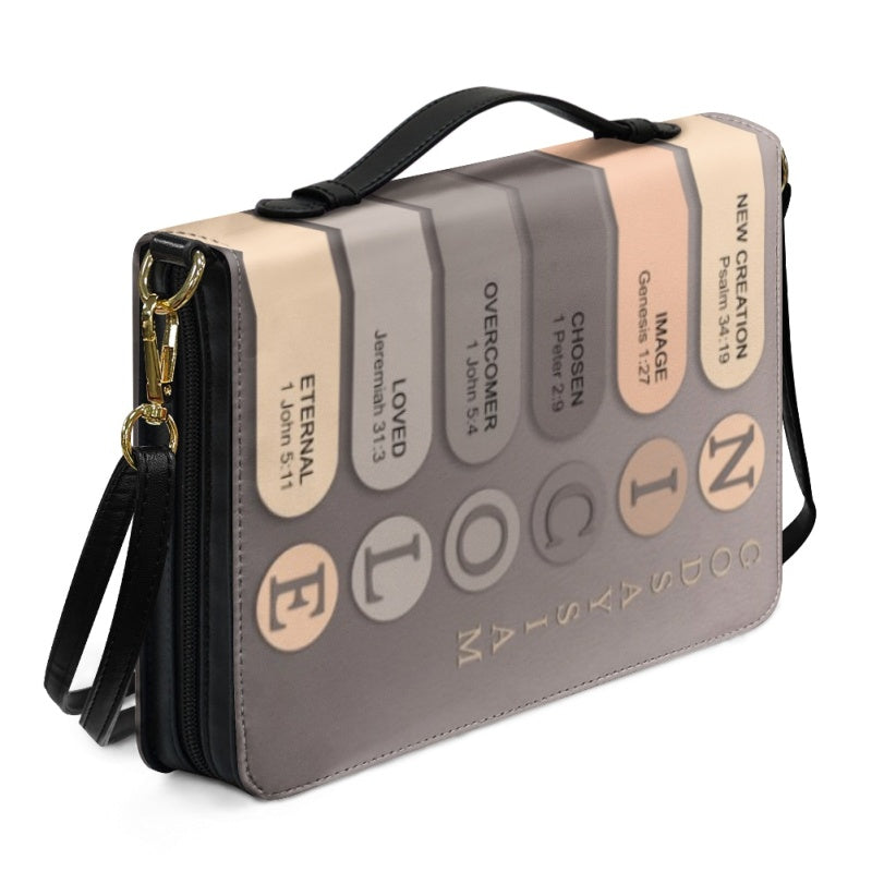 Personalized Name Meaning Bible Cover - Nude