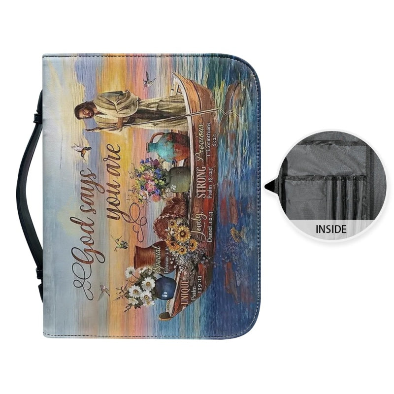 God Says You Are Personalized Bible Cover