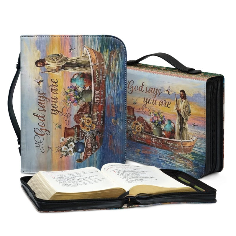 God Says You Are Personalized Bible Cover