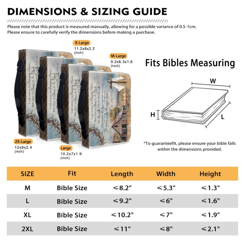 Personalized Amazing Grace Bible Cover