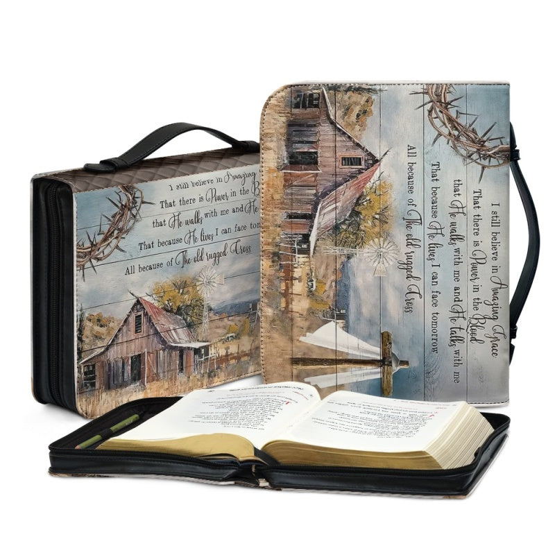 Personalized Amazing Grace Bible Cover