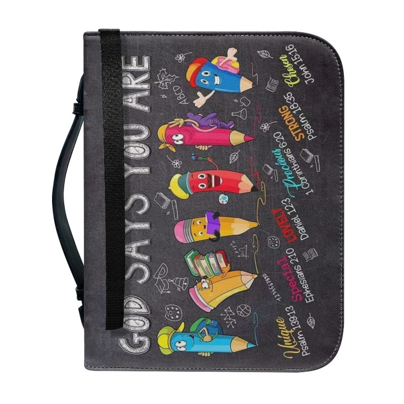 Personalized God Says You Are Kids Bible Cover