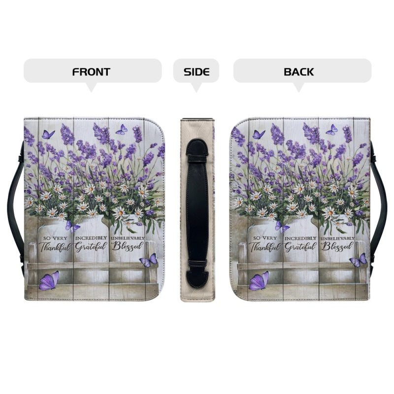 Personalized Lavender Faith Floral Bible Cover