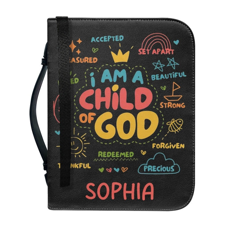 Personalized I Am Child of God Bible Cover