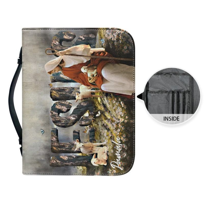 Personalized Jesus Sheep Bible Cover