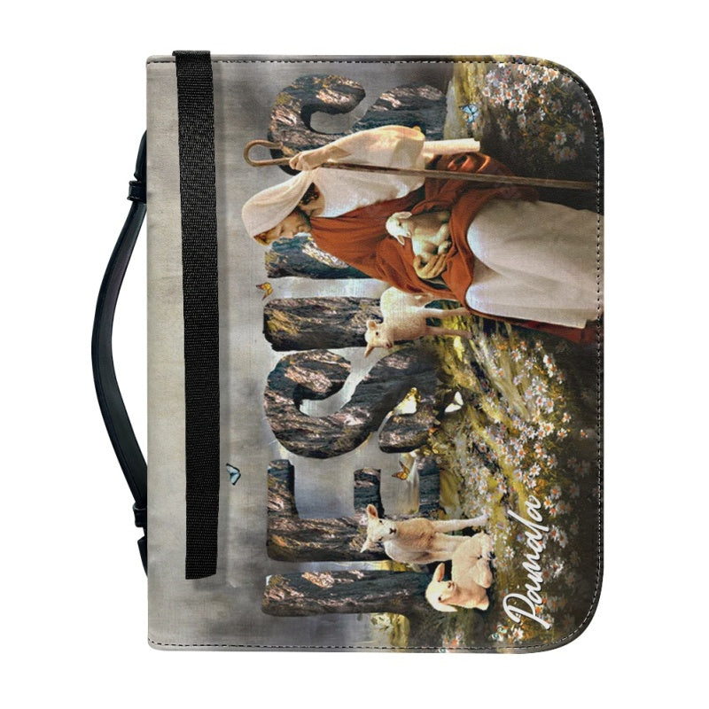 Personalized Jesus Sheep Bible Cover