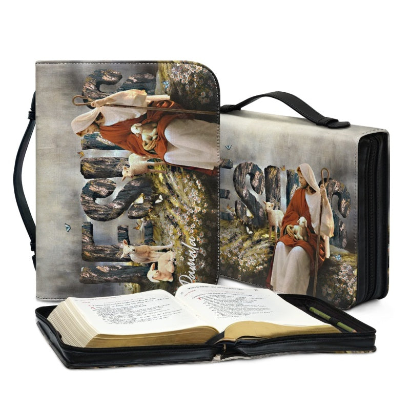 Personalized Jesus Sheep Bible Cover