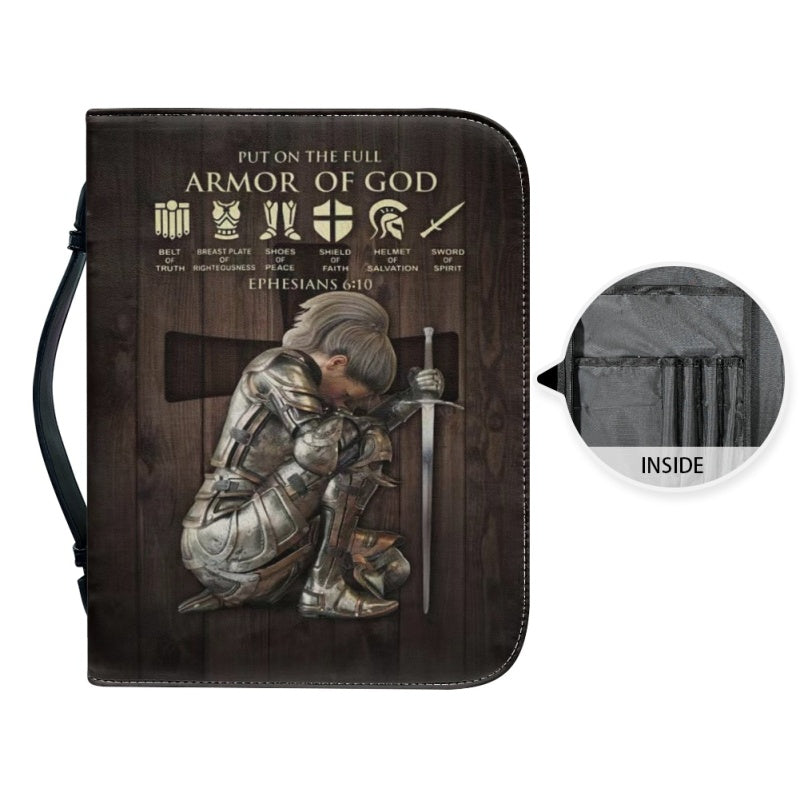 Personalized Armor of God Name Bible Cover