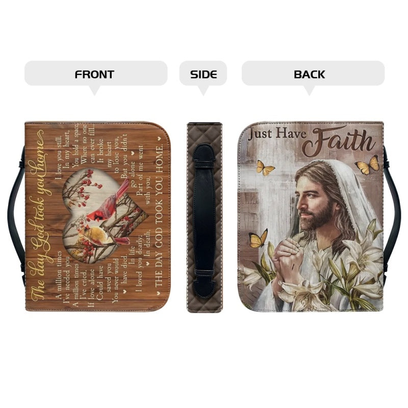 Personalized Just Have Faith Bible Cover