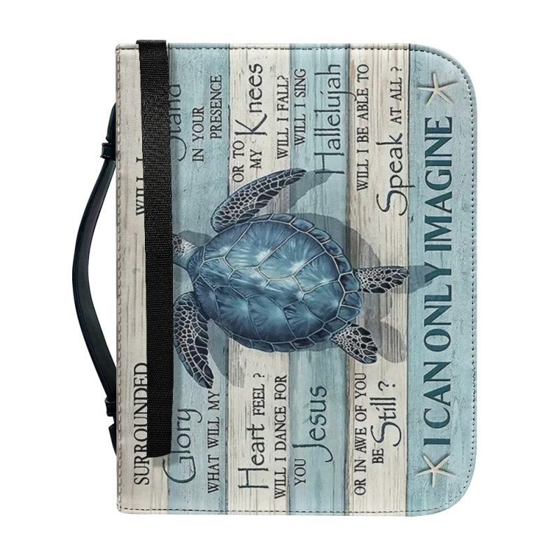 Oceanic Serenity Sea Turtle Bible Cover