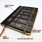 Personalized "Warrior of Christ: God Says I Am" Leather Journal