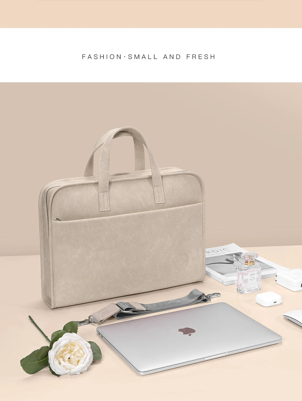Waterproof Leather Laptop Bag & Sleeve