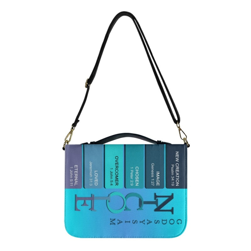 Personalized Sapphire Blue Name Bible Cover