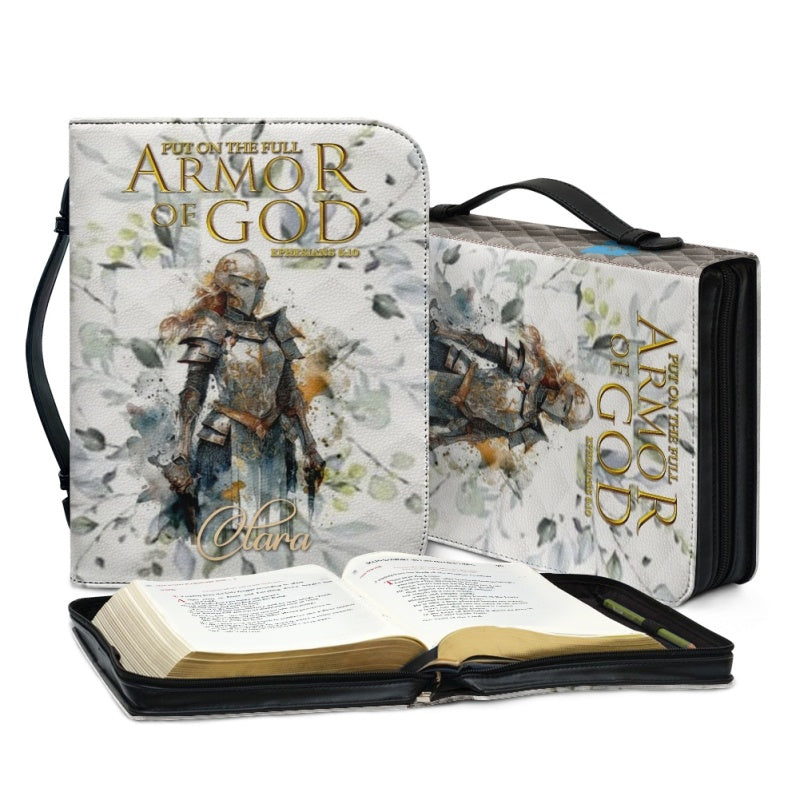 Personalized Armor of God Bible Cover