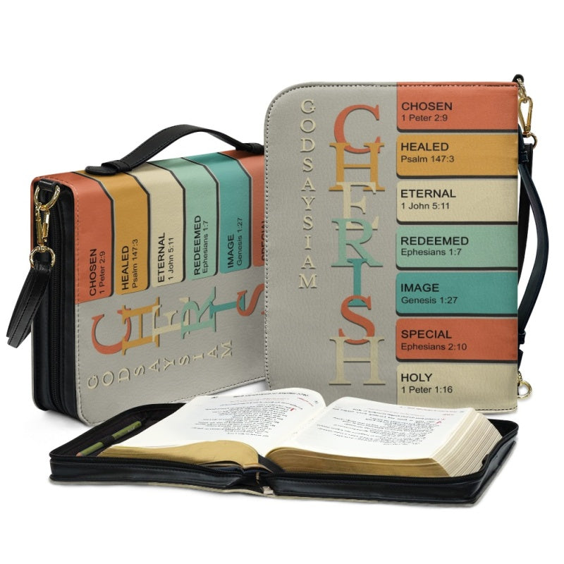 Retro Personalized Name Bible Cover