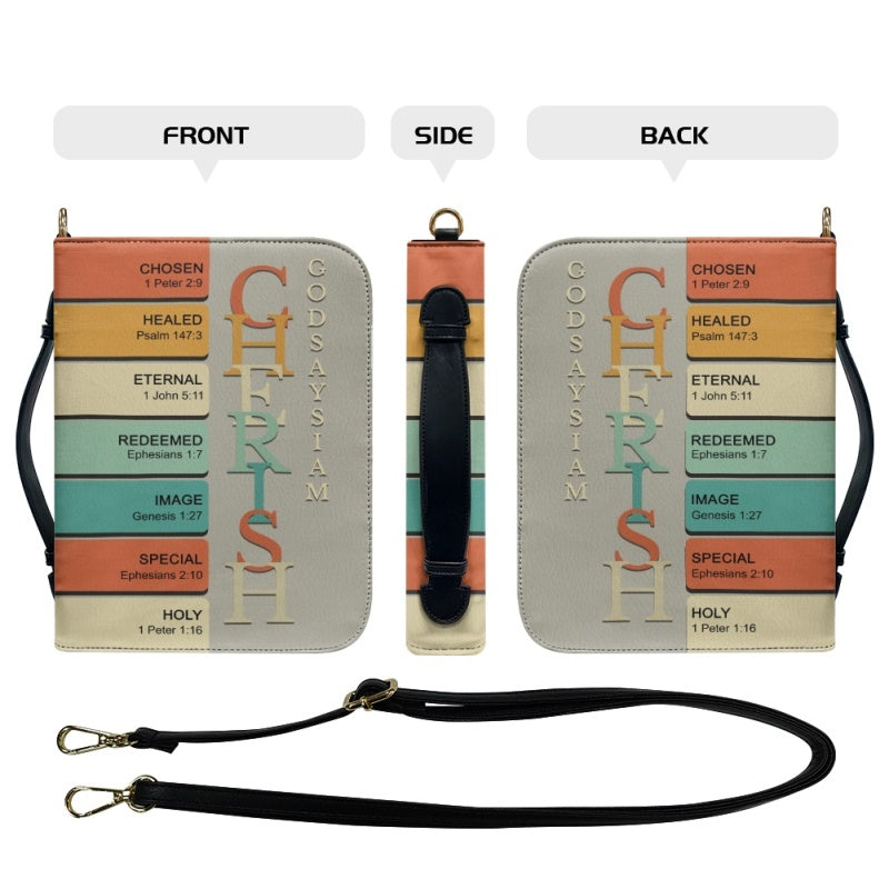 Retro Personalized Name Bible Cover