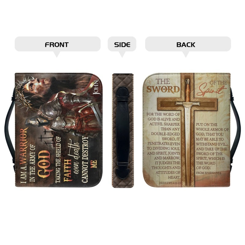 Warrior of God Personalized Bible Cover